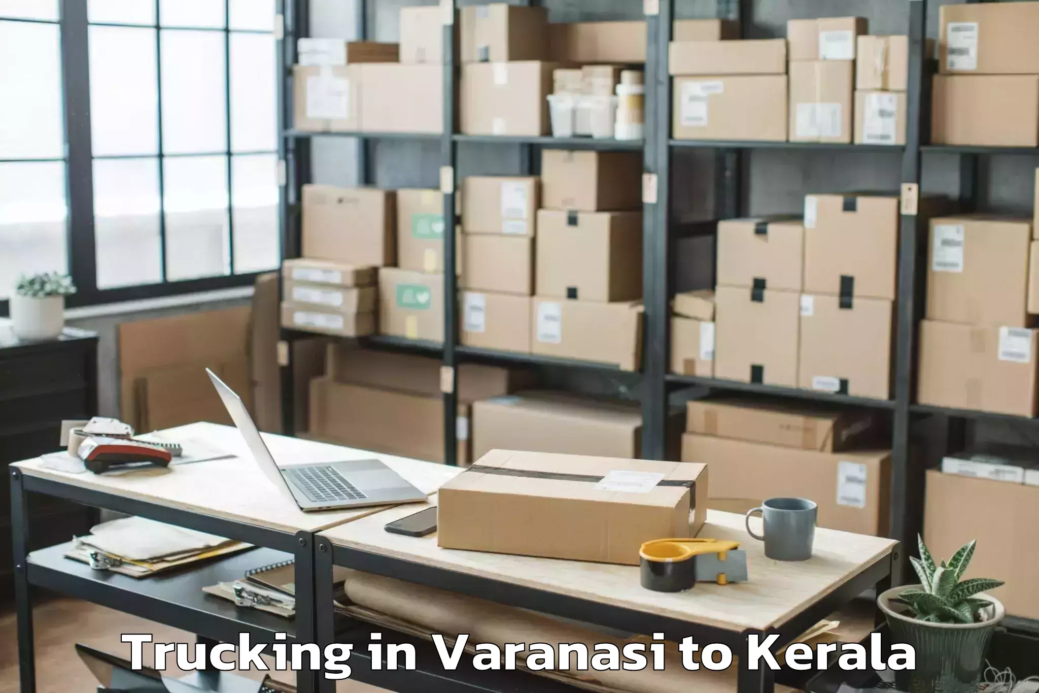 Top Varanasi to Iringal Trucking Available